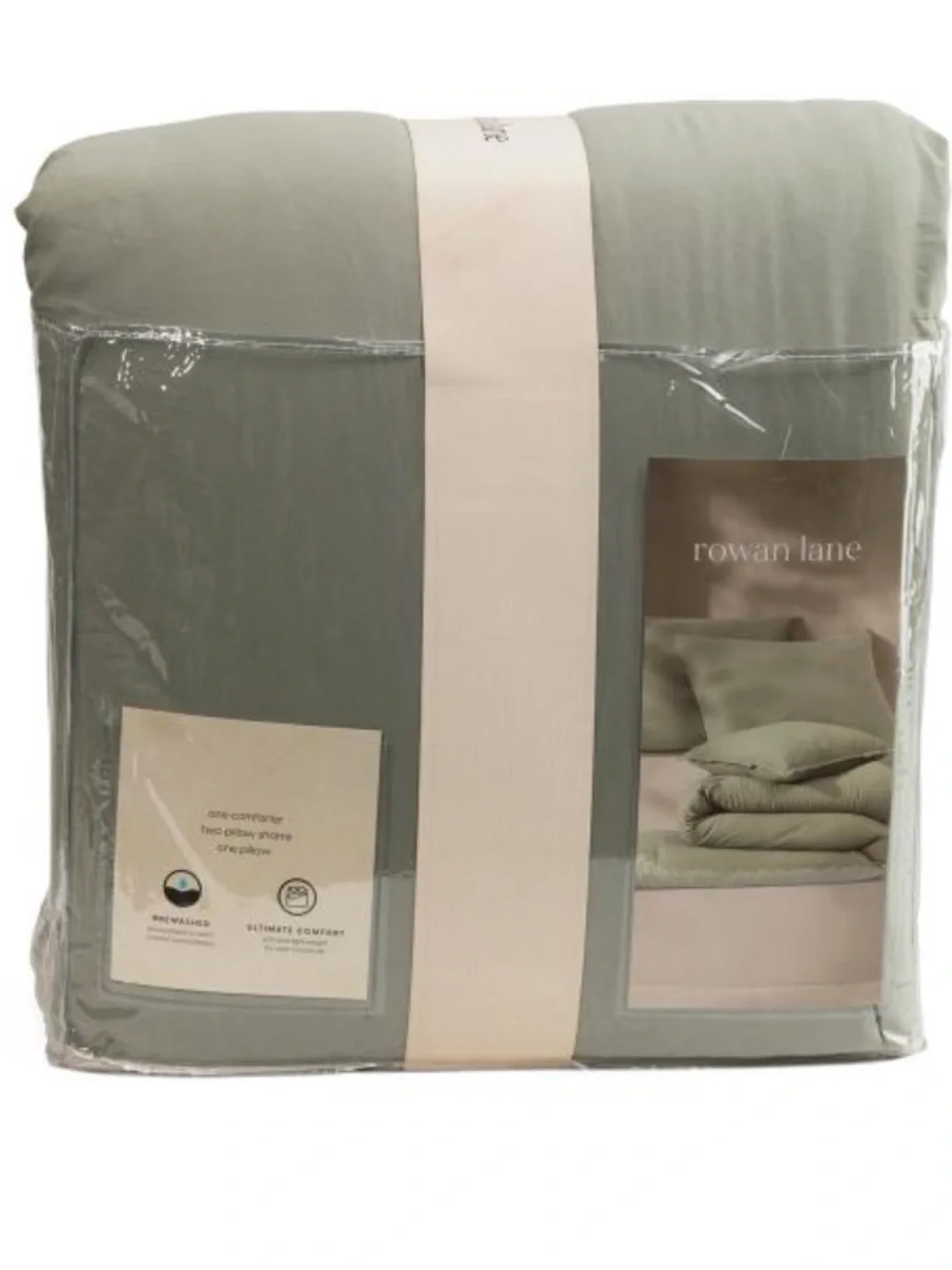 Rowan Lane Sage Green Comforter Set